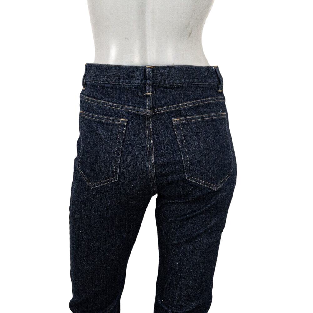 VICTORIA BECKHAM Made in JAPAN High Rise Skinny Leg Raw Denim Jeans Dark wash 28 - Picture 9 of 15